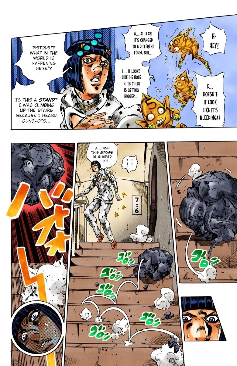 JoJo's Bizarre Adventure Part 5 - Vento Aureo (Official Colored) chapter 154 page 11