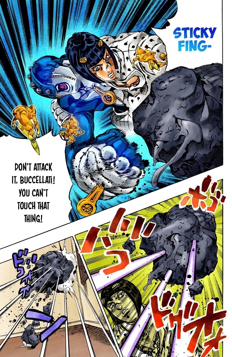 JoJo's Bizarre Adventure Part 5 - Vento Aureo (Official Colored) chapter 154 page 12