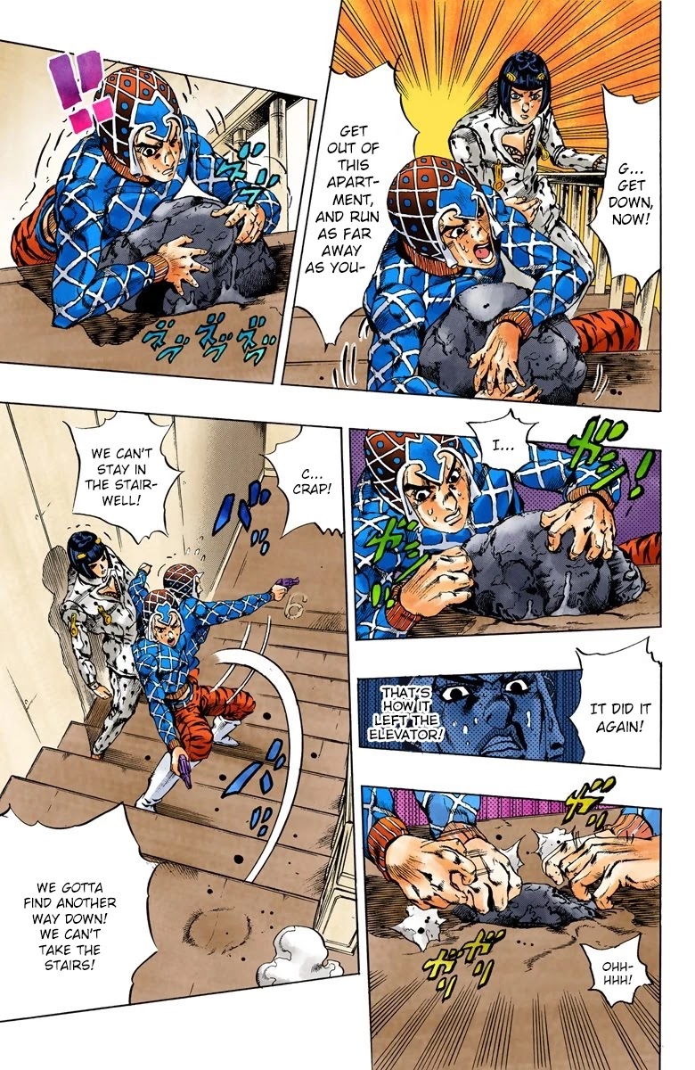 JoJo's Bizarre Adventure Part 5 - Vento Aureo (Official Colored) chapter 154 page 14