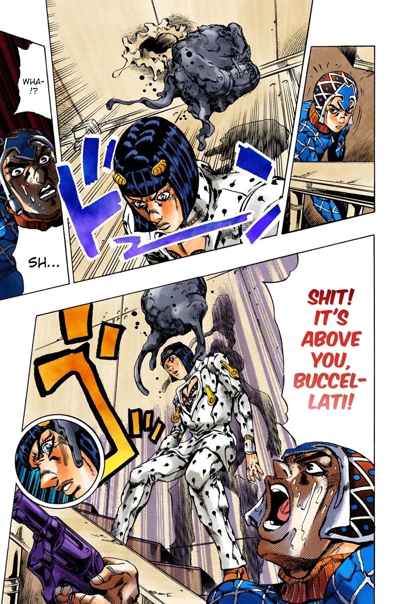 JoJo's Bizarre Adventure Part 5 - Vento Aureo (Official Colored) chapter 154 page 16