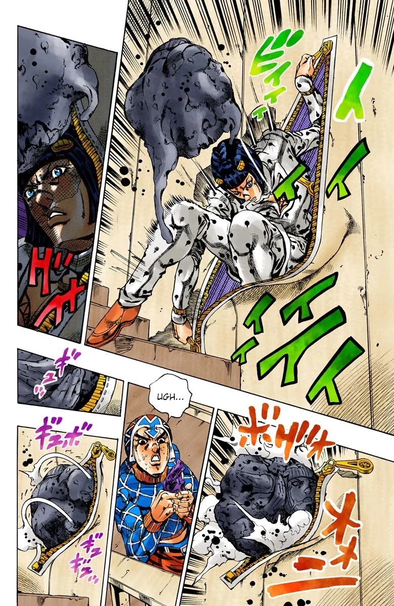 JoJo's Bizarre Adventure Part 5 - Vento Aureo (Official Colored) chapter 154 page 17