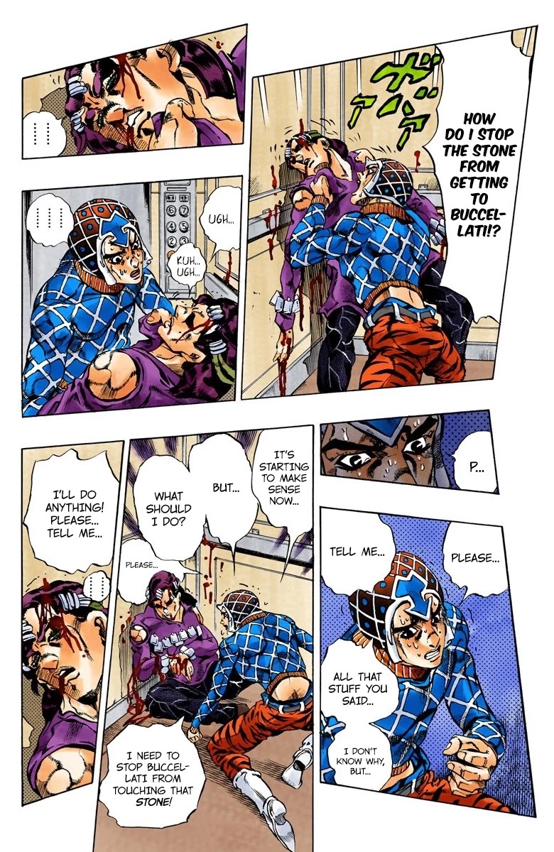 JoJo's Bizarre Adventure Part 5 - Vento Aureo (Official Colored) chapter 154 page 4
