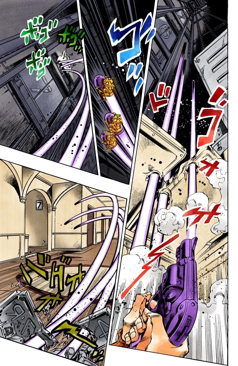 JoJo's Bizarre Adventure Part 5 - Vento Aureo (Official Colored) chapter 154 page 8
