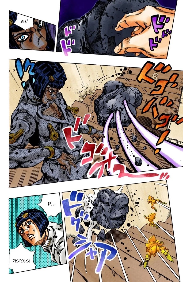 JoJo's Bizarre Adventure Part 5 - Vento Aureo (Official Colored) chapter 154 page 9