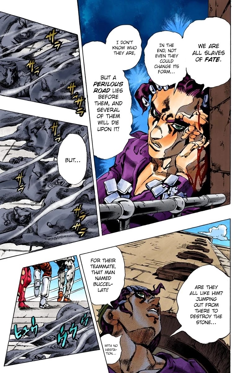 JoJo's Bizarre Adventure Part 5 - Vento Aureo (Official Colored) chapter 155 page 11
