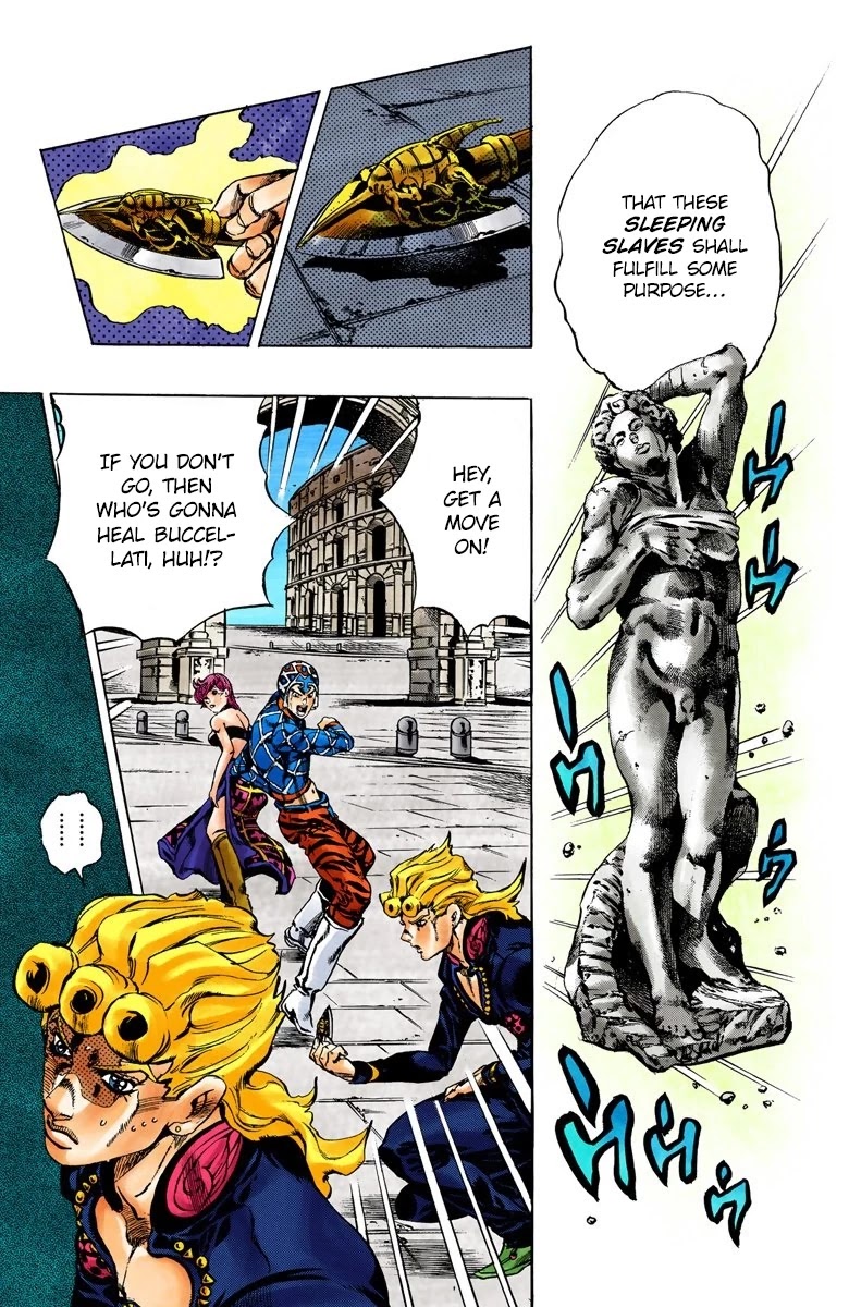 JoJo's Bizarre Adventure Part 5 - Vento Aureo (Official Colored) chapter 155 page 13