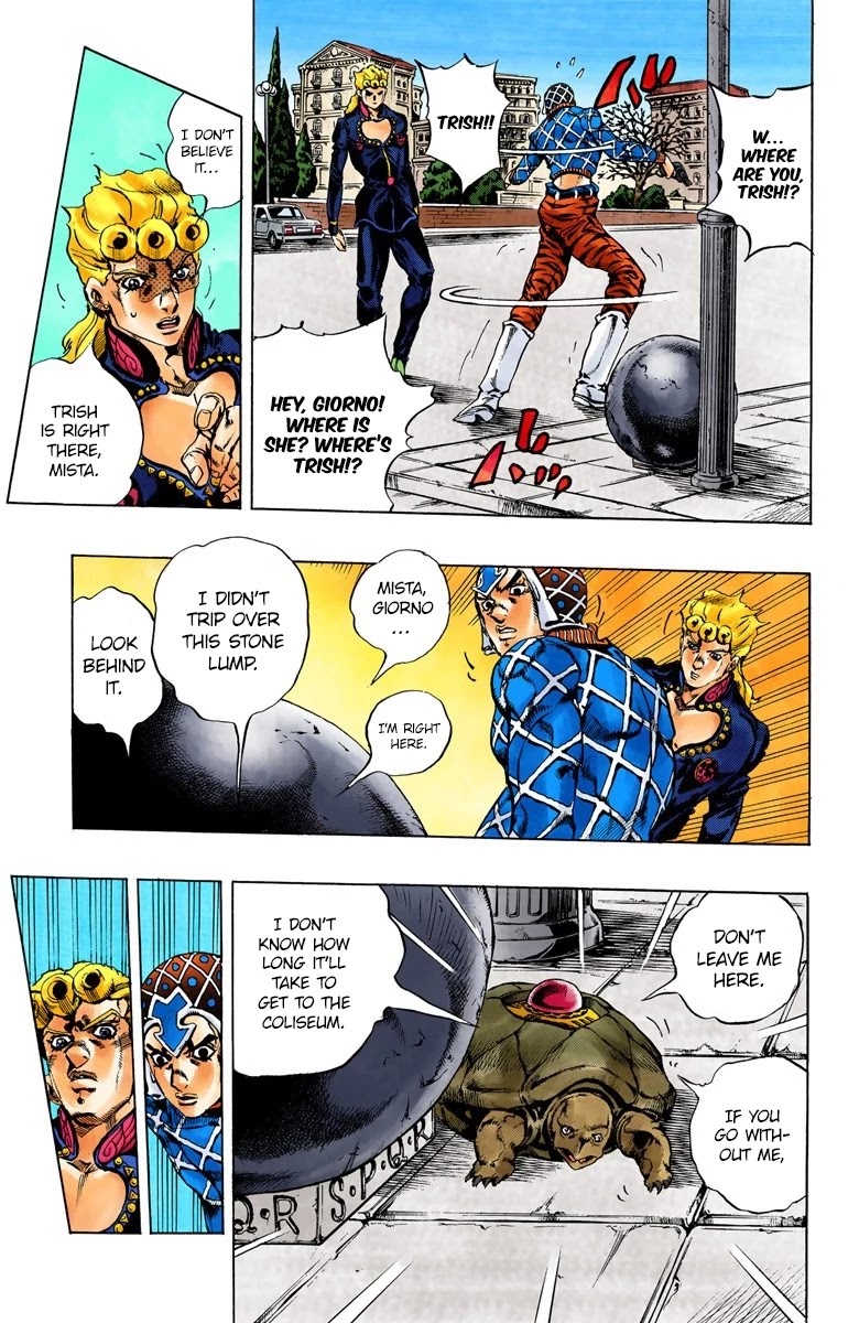 JoJo's Bizarre Adventure Part 5 - Vento Aureo (Official Colored) chapter 155 page 15