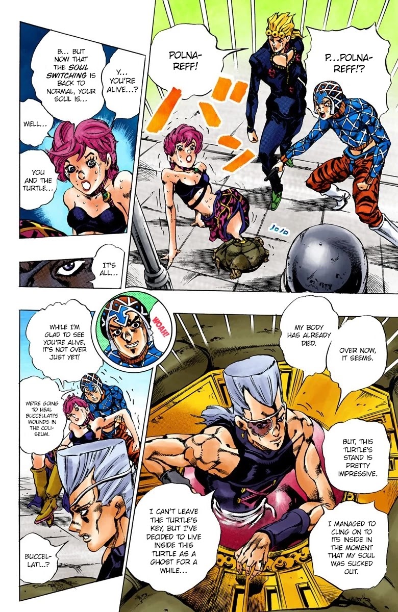 JoJo's Bizarre Adventure Part 5 - Vento Aureo (Official Colored) chapter 155 page 16