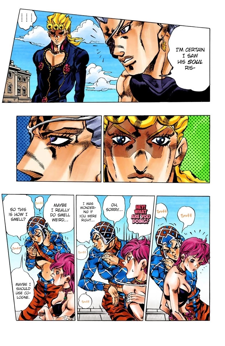JoJo's Bizarre Adventure Part 5 - Vento Aureo (Official Colored) chapter 155 page 17