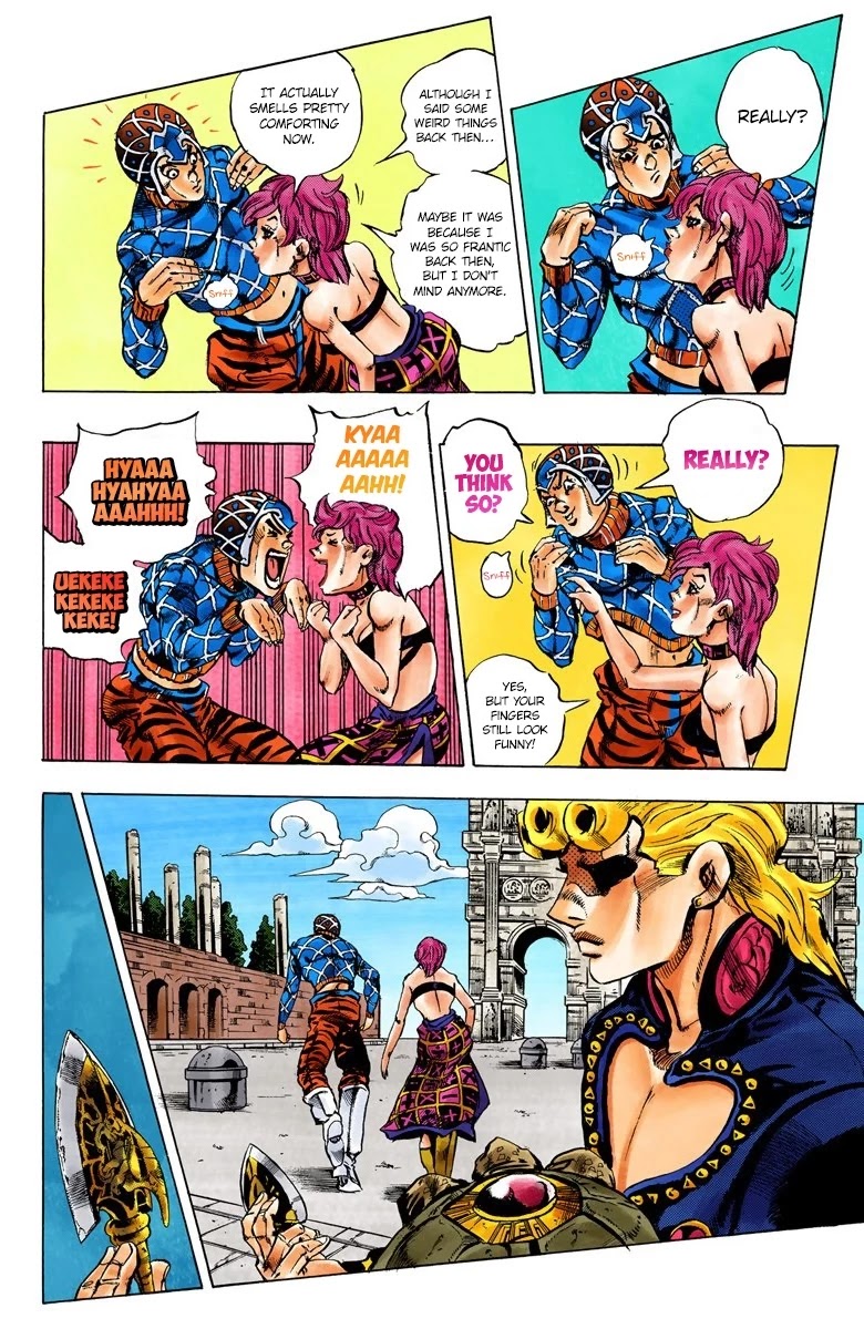 JoJo's Bizarre Adventure Part 5 - Vento Aureo (Official Colored) chapter 155 page 18
