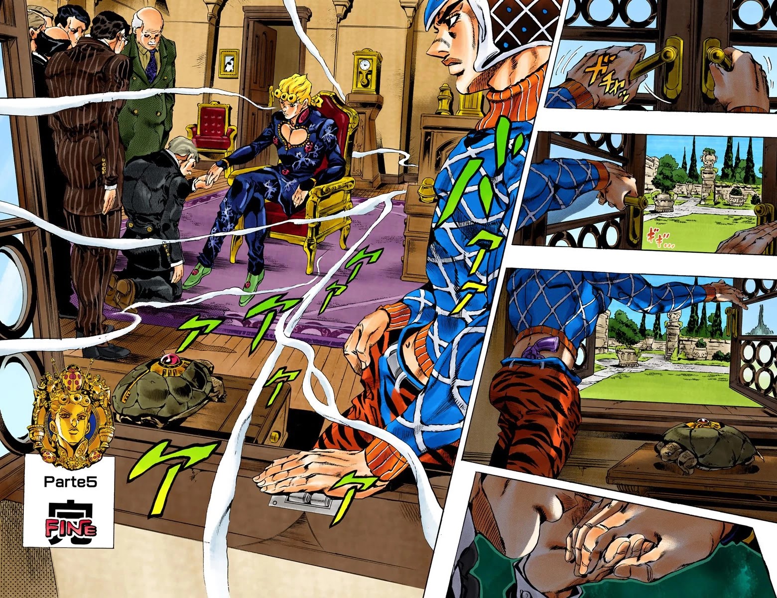 JoJo's Bizarre Adventure Part 5 - Vento Aureo (Official Colored) chapter 155 page 20