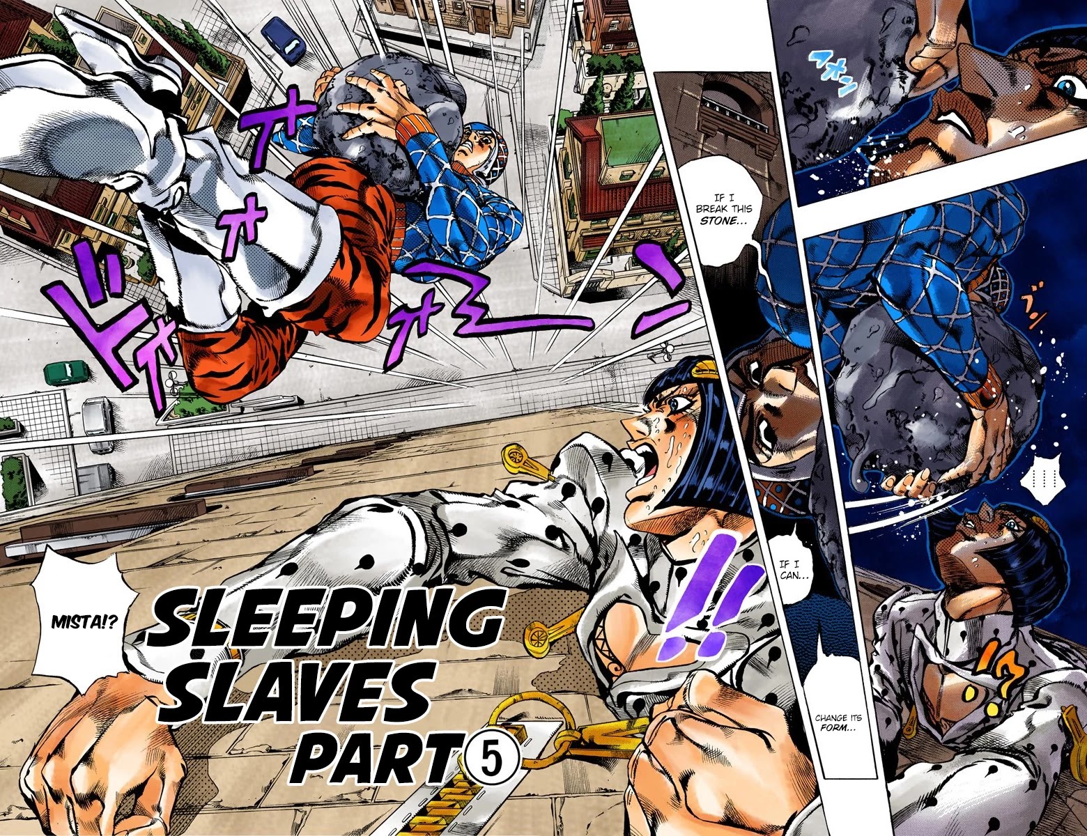 JoJo's Bizarre Adventure Part 5 - Vento Aureo (Official Colored) chapter 155 page 3