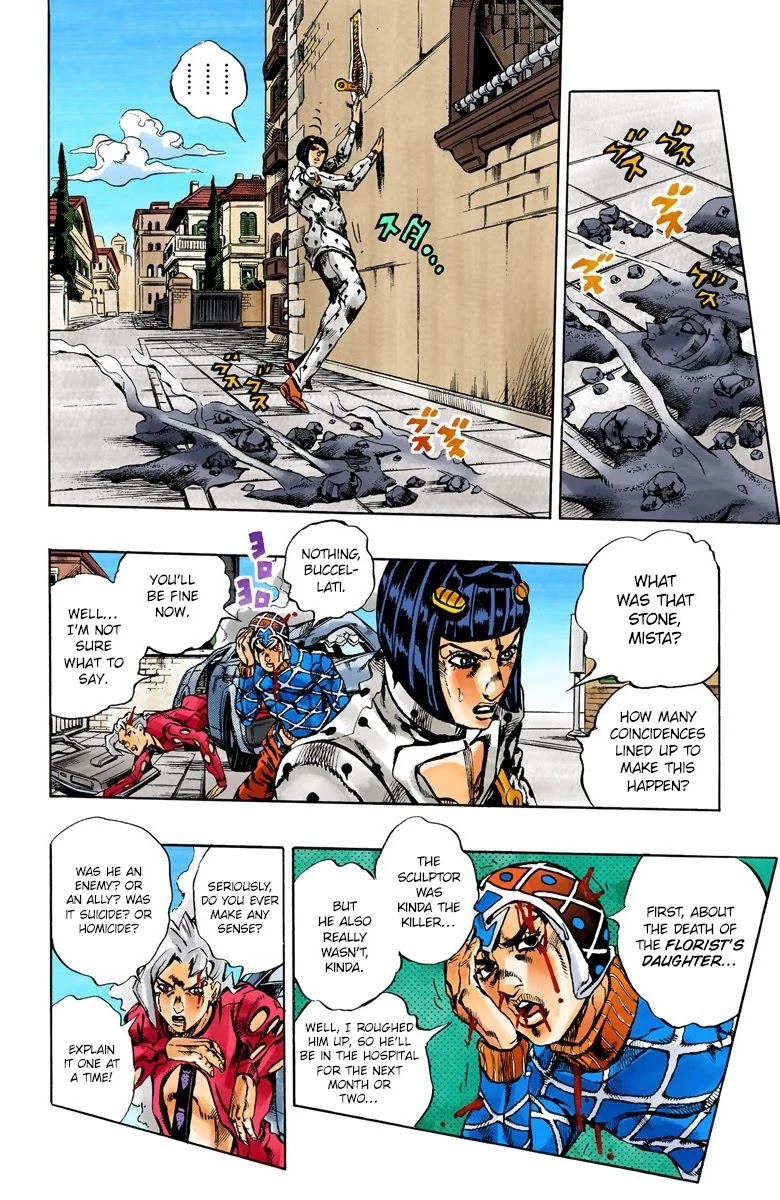 JoJo's Bizarre Adventure Part 5 - Vento Aureo (Official Colored) chapter 155 page 8