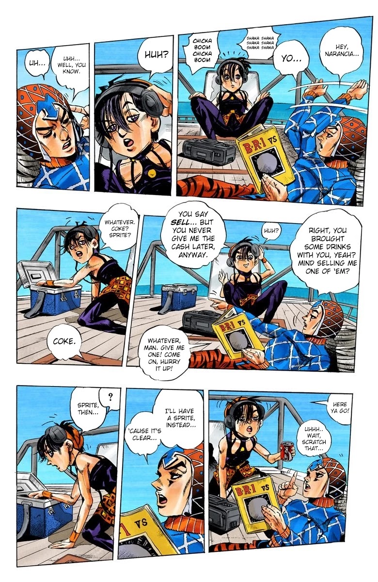 JoJo's Bizarre Adventure Part 5 - Vento Aureo (Official Colored) chapter 18 page 12