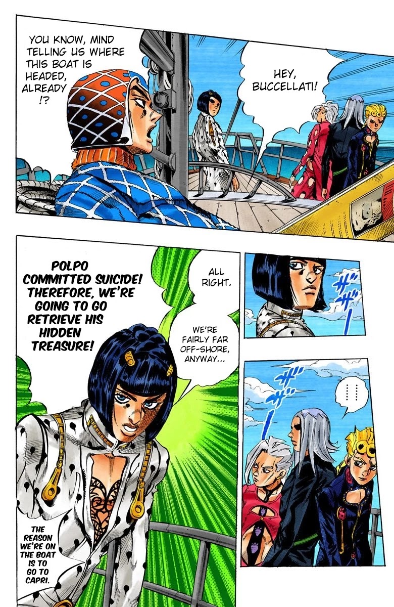 JoJo's Bizarre Adventure Part 5 - Vento Aureo (Official Colored) chapter 18 page 14