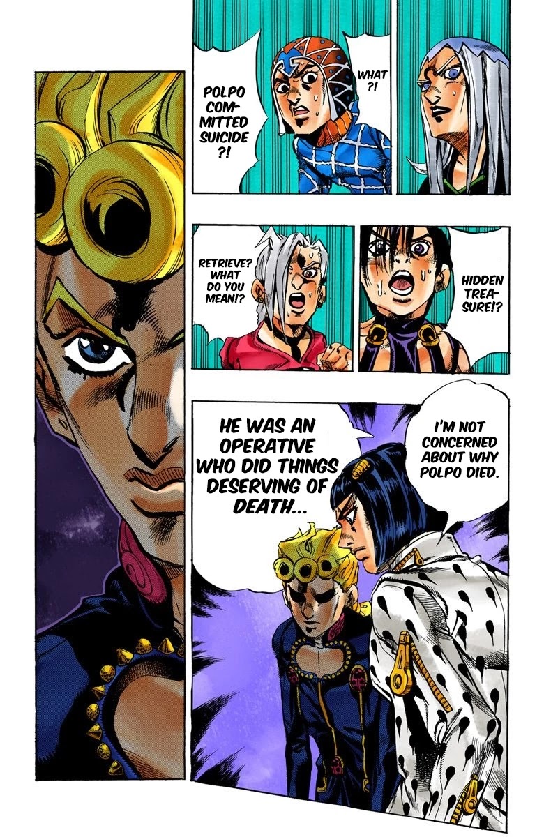 JoJo's Bizarre Adventure Part 5 - Vento Aureo (Official Colored) chapter 18 page 15