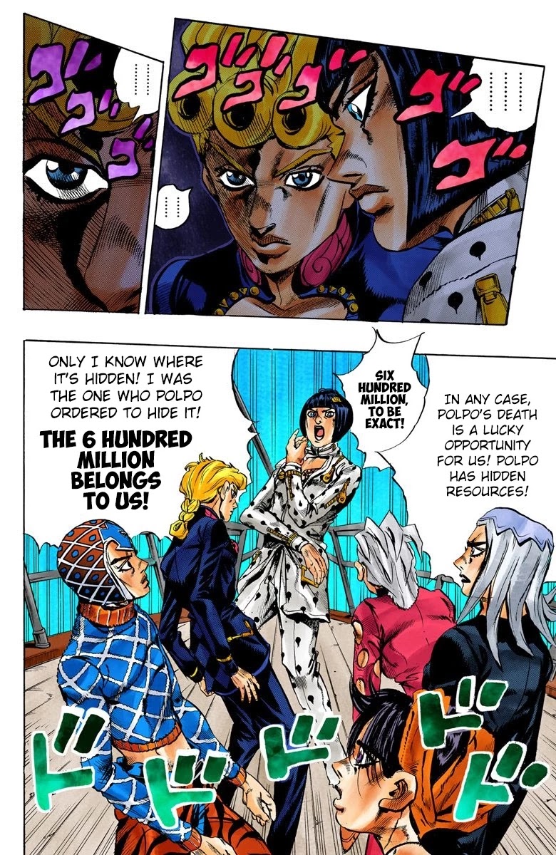 JoJo's Bizarre Adventure Part 5 - Vento Aureo (Official Colored) chapter 18 page 16