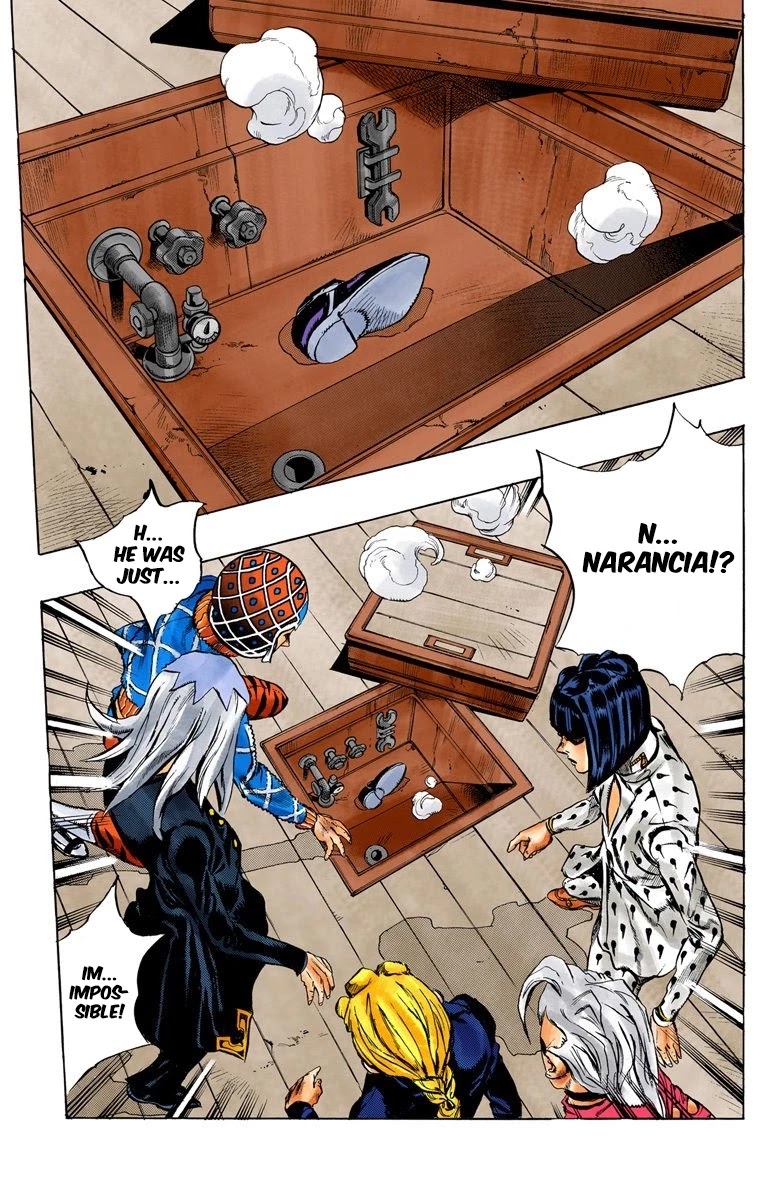 JoJo's Bizarre Adventure Part 5 - Vento Aureo (Official Colored) chapter 18 page 21