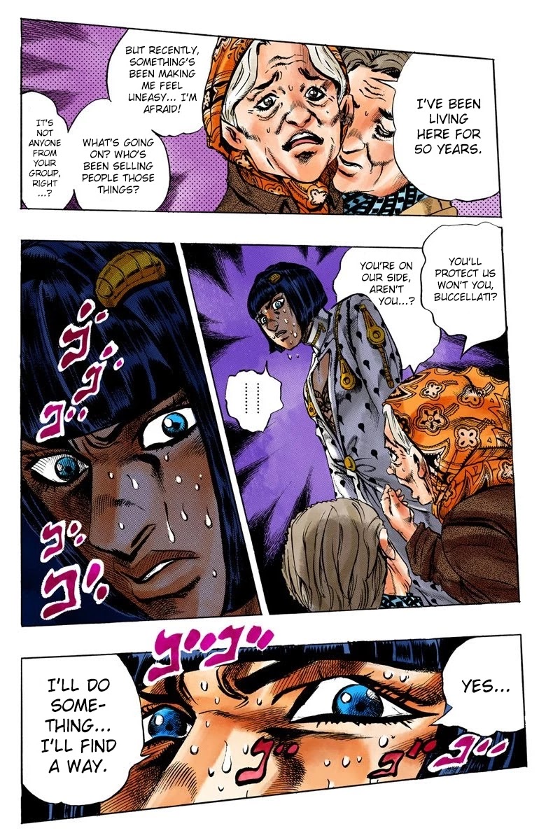 JoJo's Bizarre Adventure Part 5 - Vento Aureo (Official Colored) chapter 18 page 4