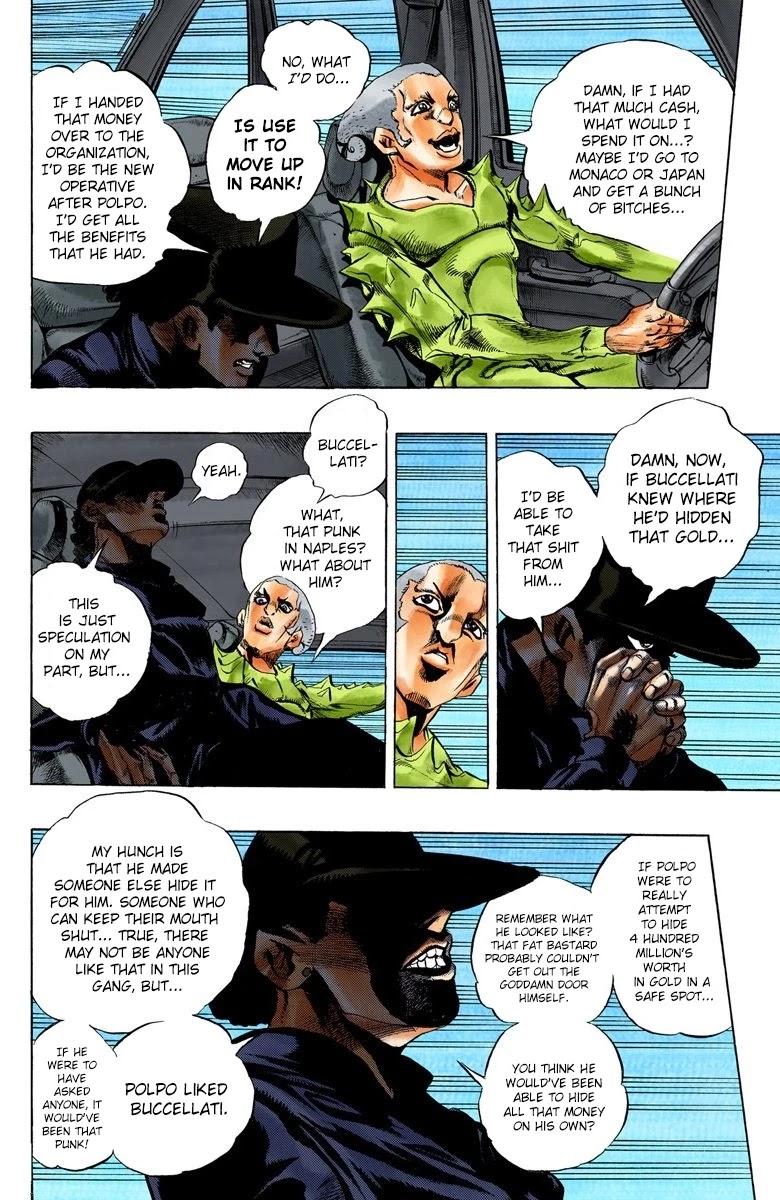 JoJo's Bizarre Adventure Part 5 - Vento Aureo (Official Colored) chapter 18 page 8