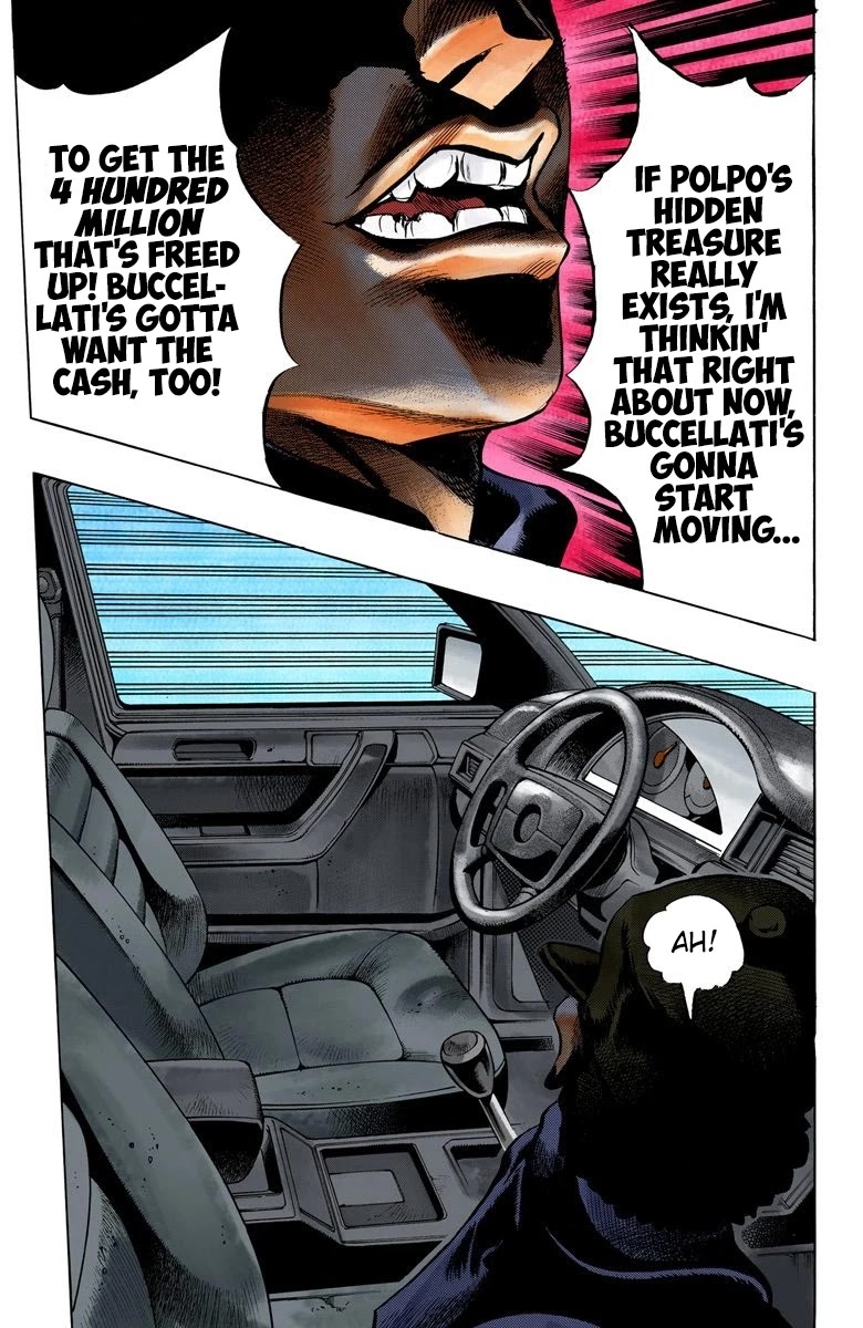 JoJo's Bizarre Adventure Part 5 - Vento Aureo (Official Colored) chapter 18 page 9