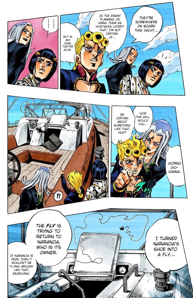 JoJo's Bizarre Adventure Part 5 - Vento Aureo (Official Colored) chapter 19 page 11
