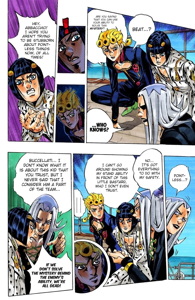 JoJo's Bizarre Adventure Part 5 - Vento Aureo (Official Colored) chapter 19 page 15