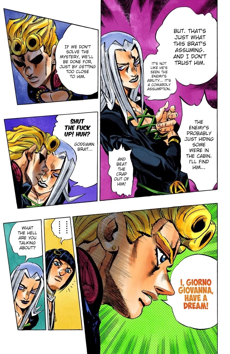 JoJo's Bizarre Adventure Part 5 - Vento Aureo (Official Colored) chapter 19 page 16