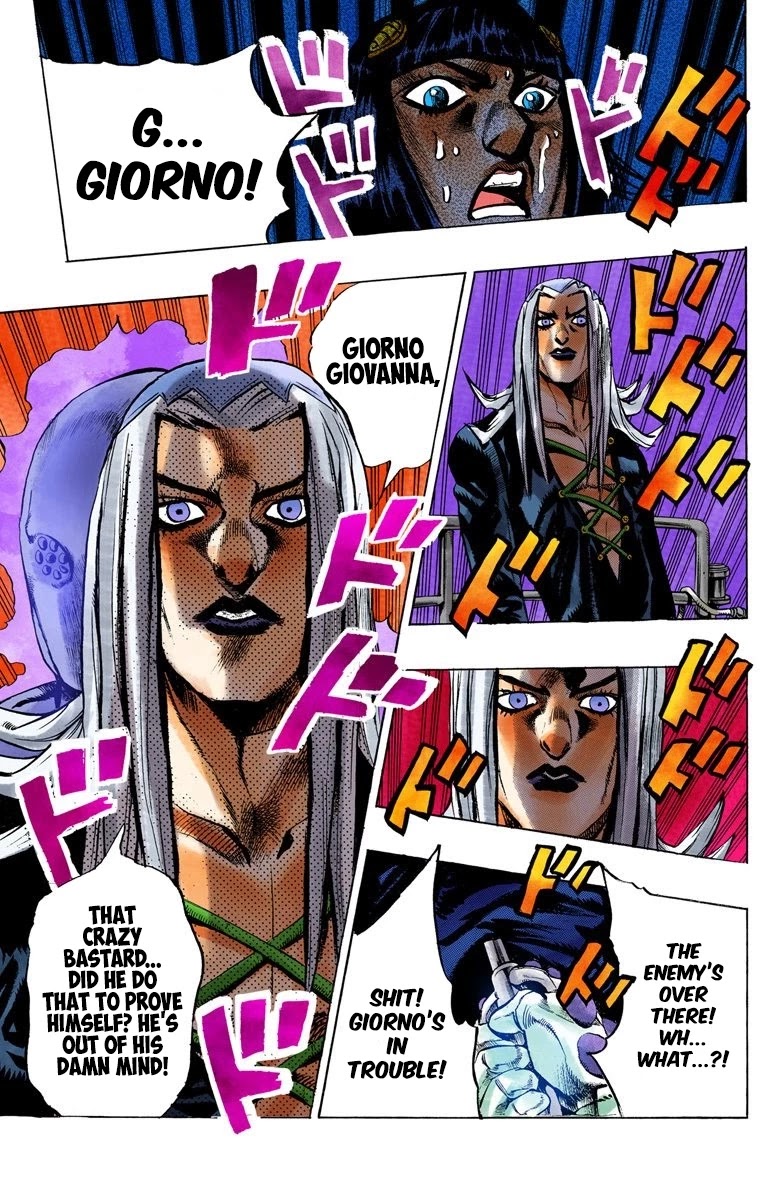 JoJo's Bizarre Adventure Part 5 - Vento Aureo (Official Colored) chapter 19 page 20
