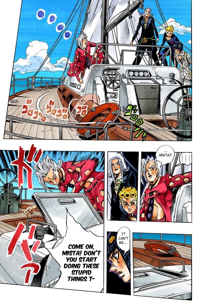 JoJo's Bizarre Adventure Part 5 - Vento Aureo (Official Colored) chapter 19 page 6