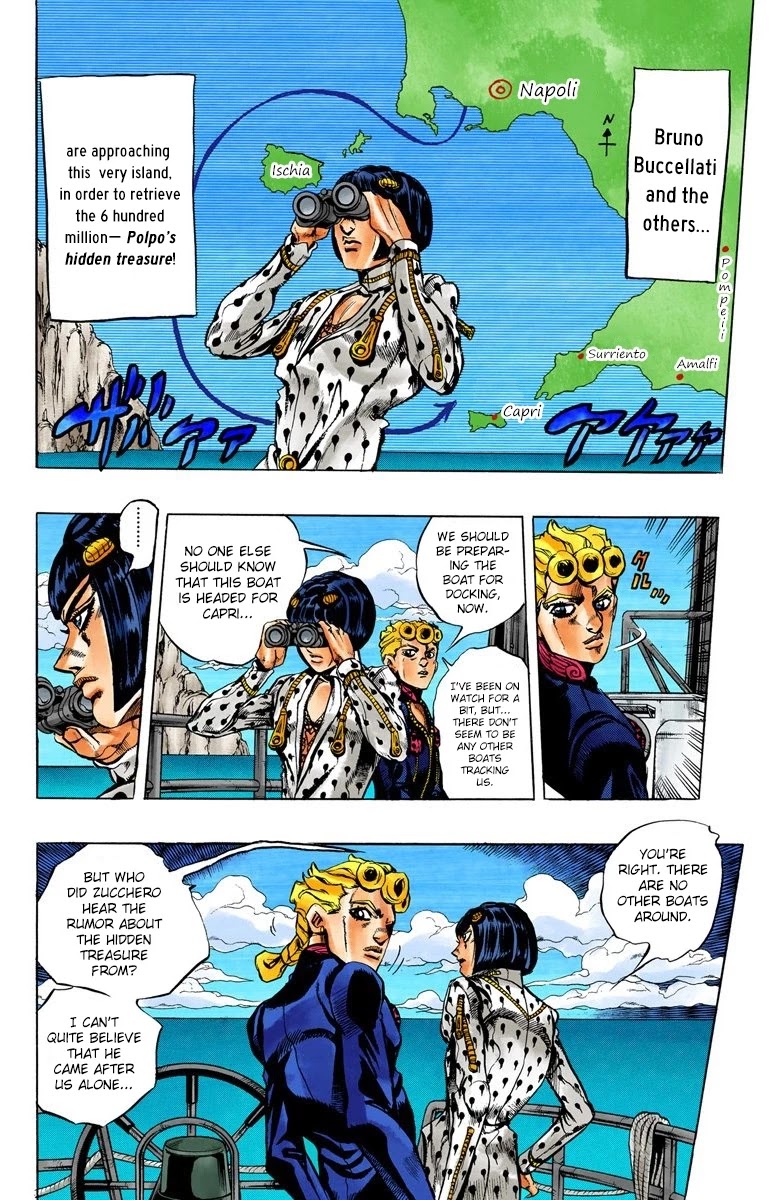 JoJo's Bizarre Adventure Part 5 - Vento Aureo (Official Colored) chapter 23 page 5