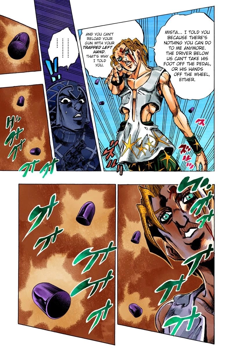 JoJo's Bizarre Adventure Part 5 - Vento Aureo (Official Colored) chapter 26 page 10