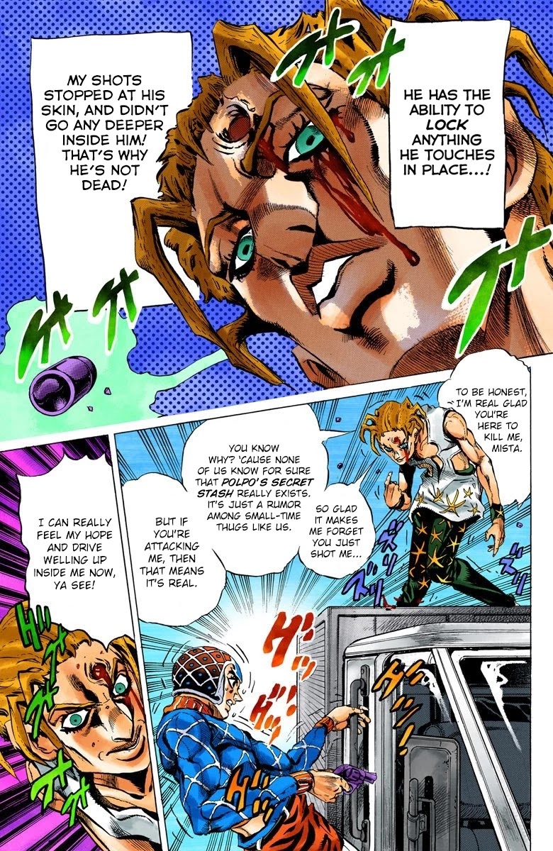 JoJo's Bizarre Adventure Part 5 - Vento Aureo (Official Colored) chapter 26 page 12
