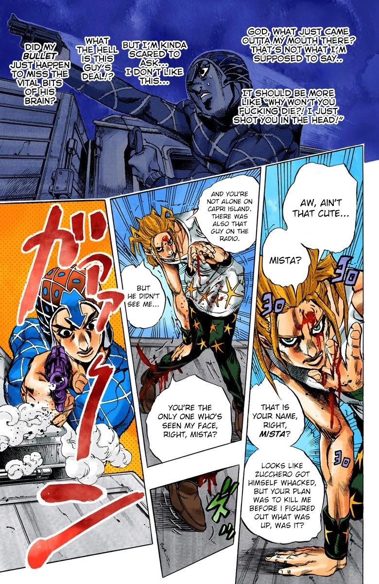 JoJo's Bizarre Adventure Part 5 - Vento Aureo (Official Colored) chapter 26 page 4