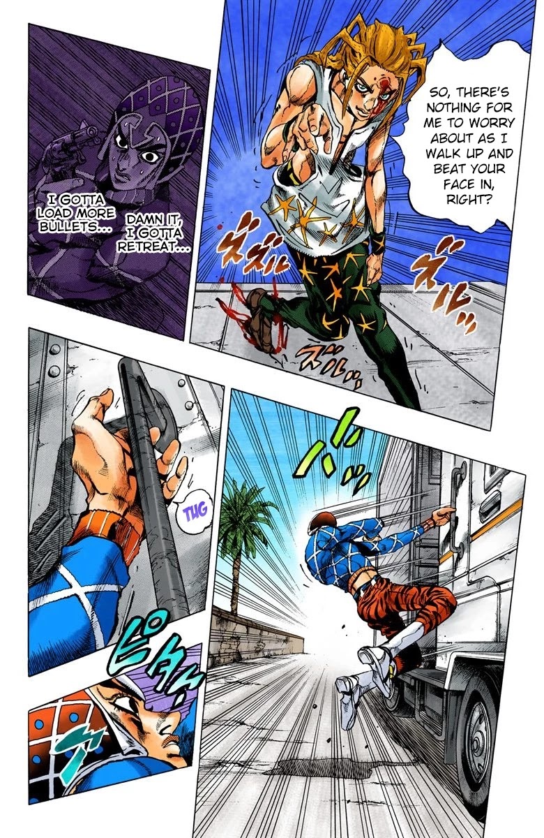 JoJo's Bizarre Adventure Part 5 - Vento Aureo (Official Colored) chapter 26 page 7