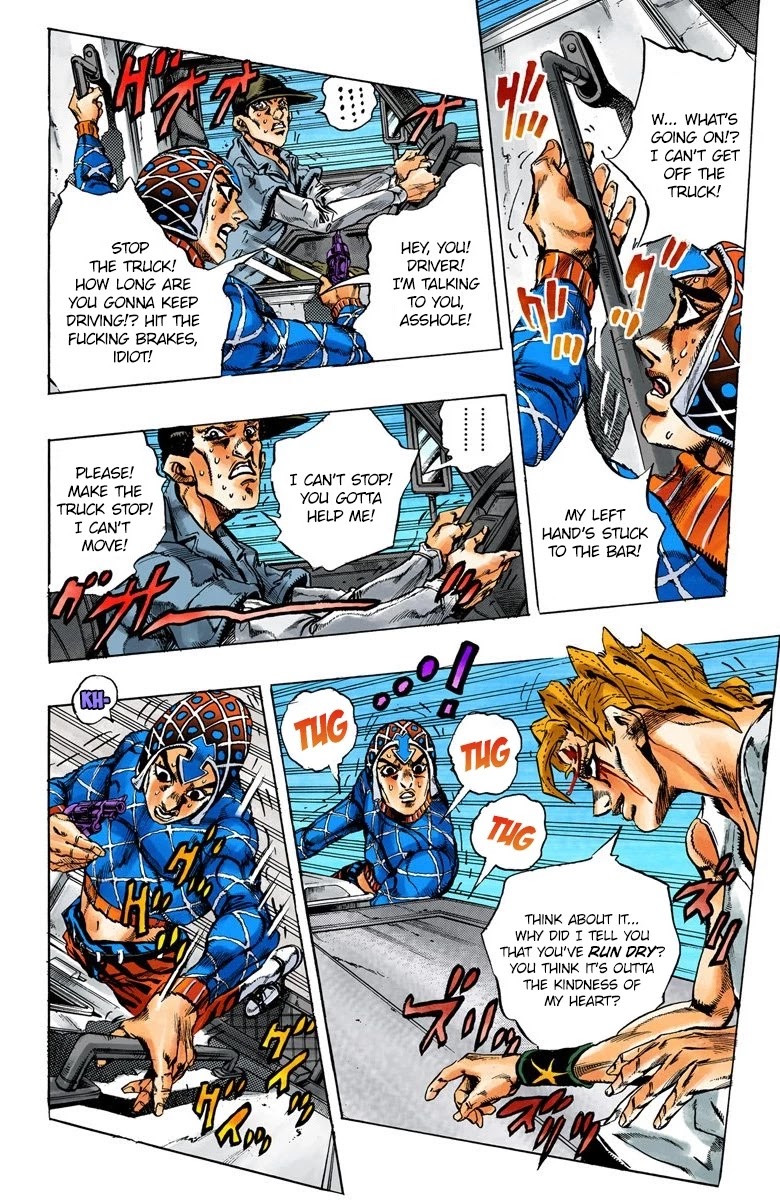 JoJo's Bizarre Adventure Part 5 - Vento Aureo (Official Colored) chapter 26 page 9