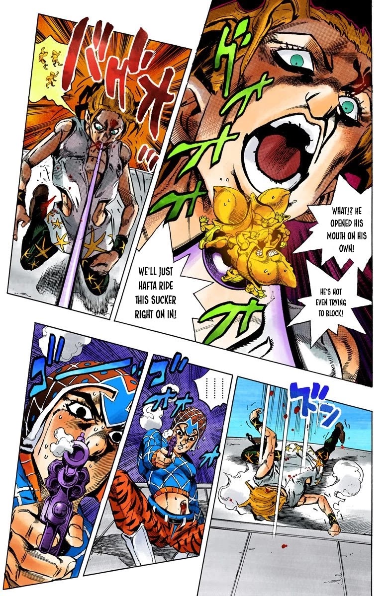 JoJo's Bizarre Adventure Part 5 - Vento Aureo (Official Colored) chapter 28 page 10