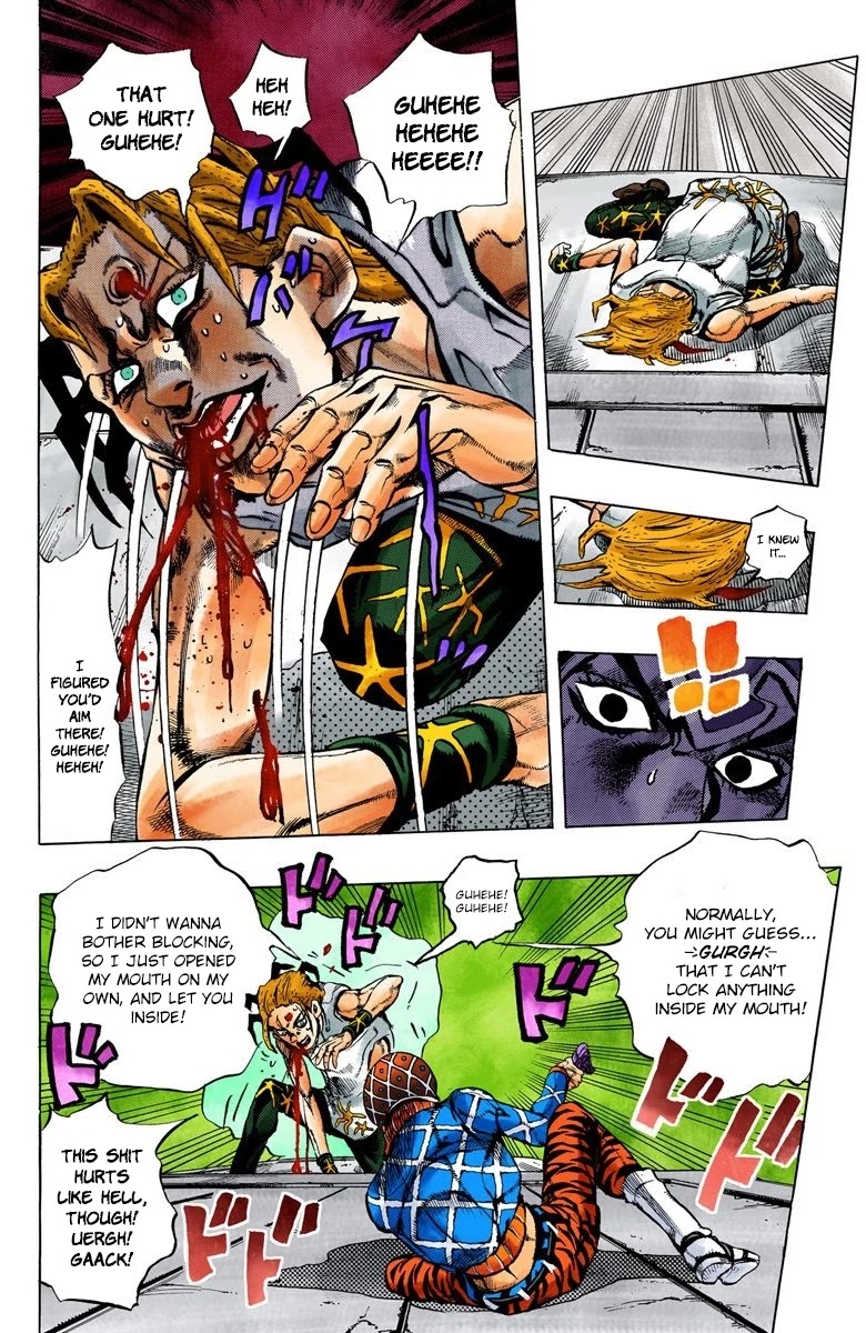 JoJo's Bizarre Adventure Part 5 - Vento Aureo (Official Colored) chapter 28 page 11