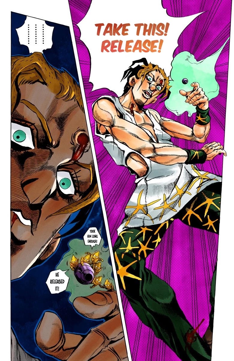 JoJo's Bizarre Adventure Part 5 - Vento Aureo (Official Colored) chapter 28 page 13