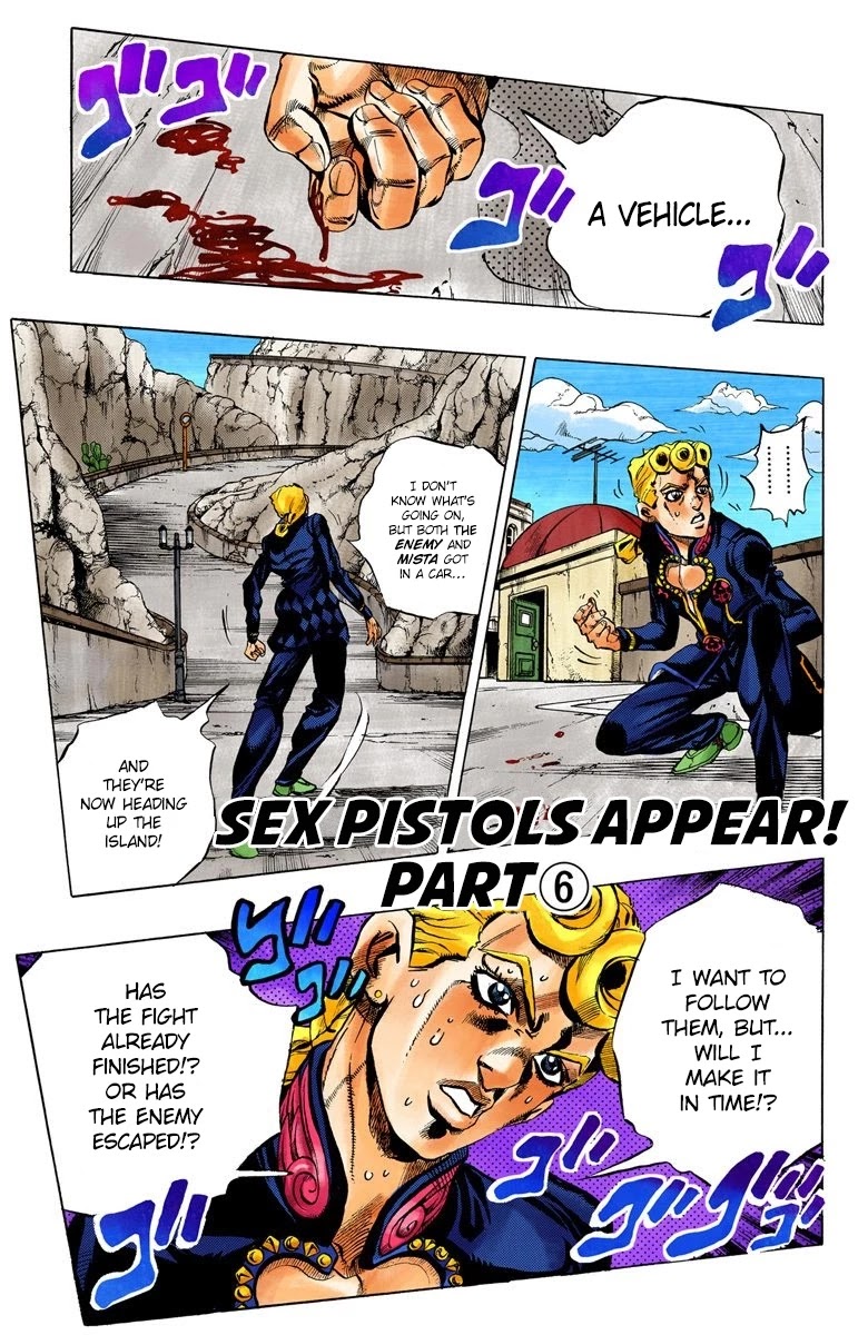JoJo's Bizarre Adventure Part 5 - Vento Aureo (Official Colored) chapter 28 page 2