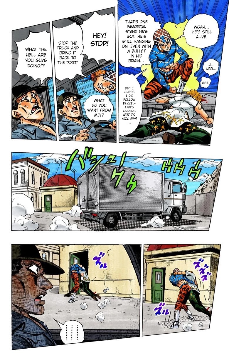 JoJo's Bizarre Adventure Part 5 - Vento Aureo (Official Colored) chapter 28 page 21