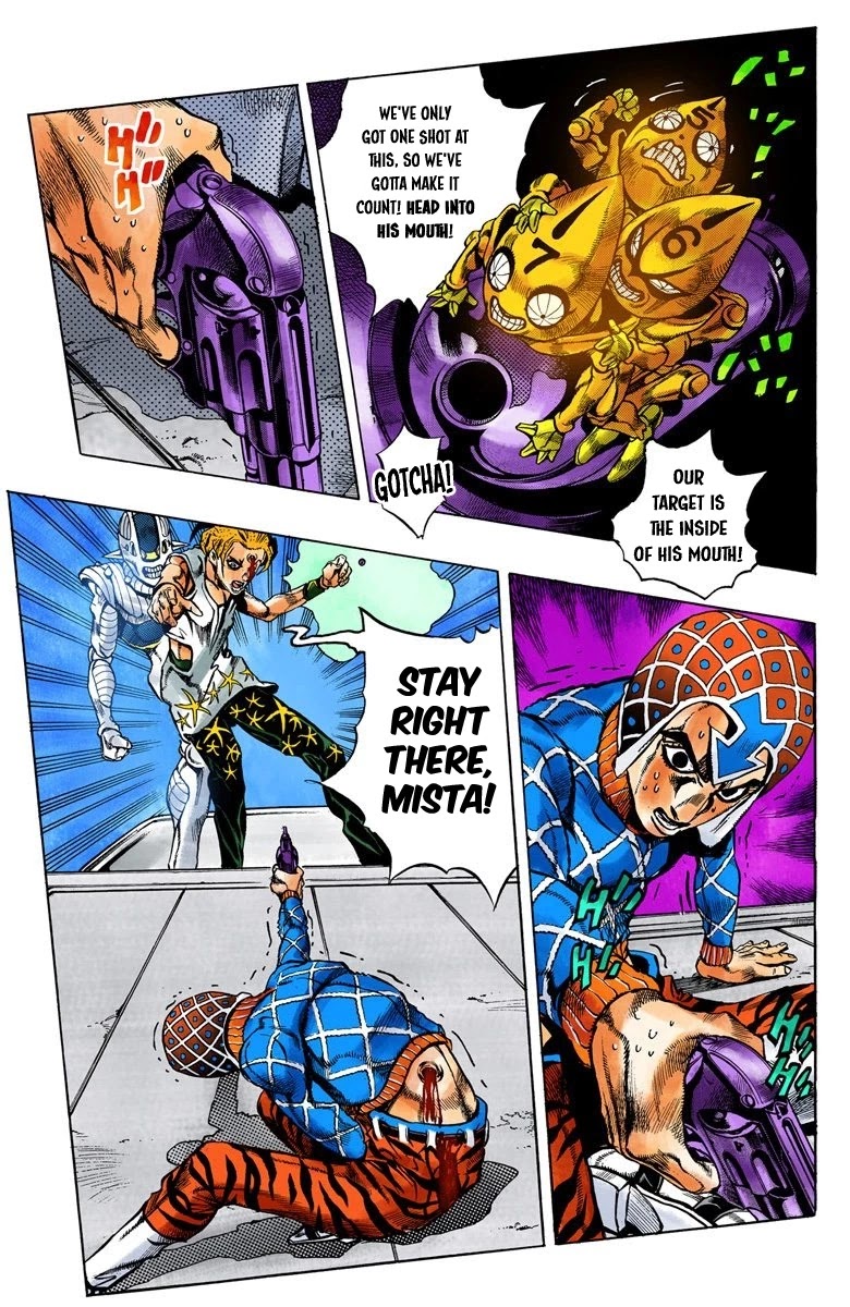 JoJo's Bizarre Adventure Part 5 - Vento Aureo (Official Colored) chapter 28 page 4