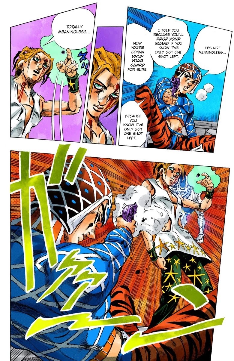 JoJo's Bizarre Adventure Part 5 - Vento Aureo (Official Colored) chapter 28 page 7