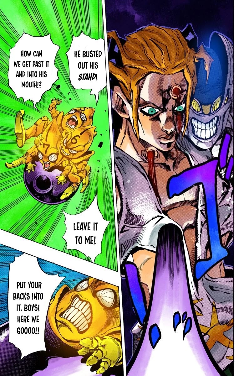 JoJo's Bizarre Adventure Part 5 - Vento Aureo (Official Colored) chapter 28 page 8