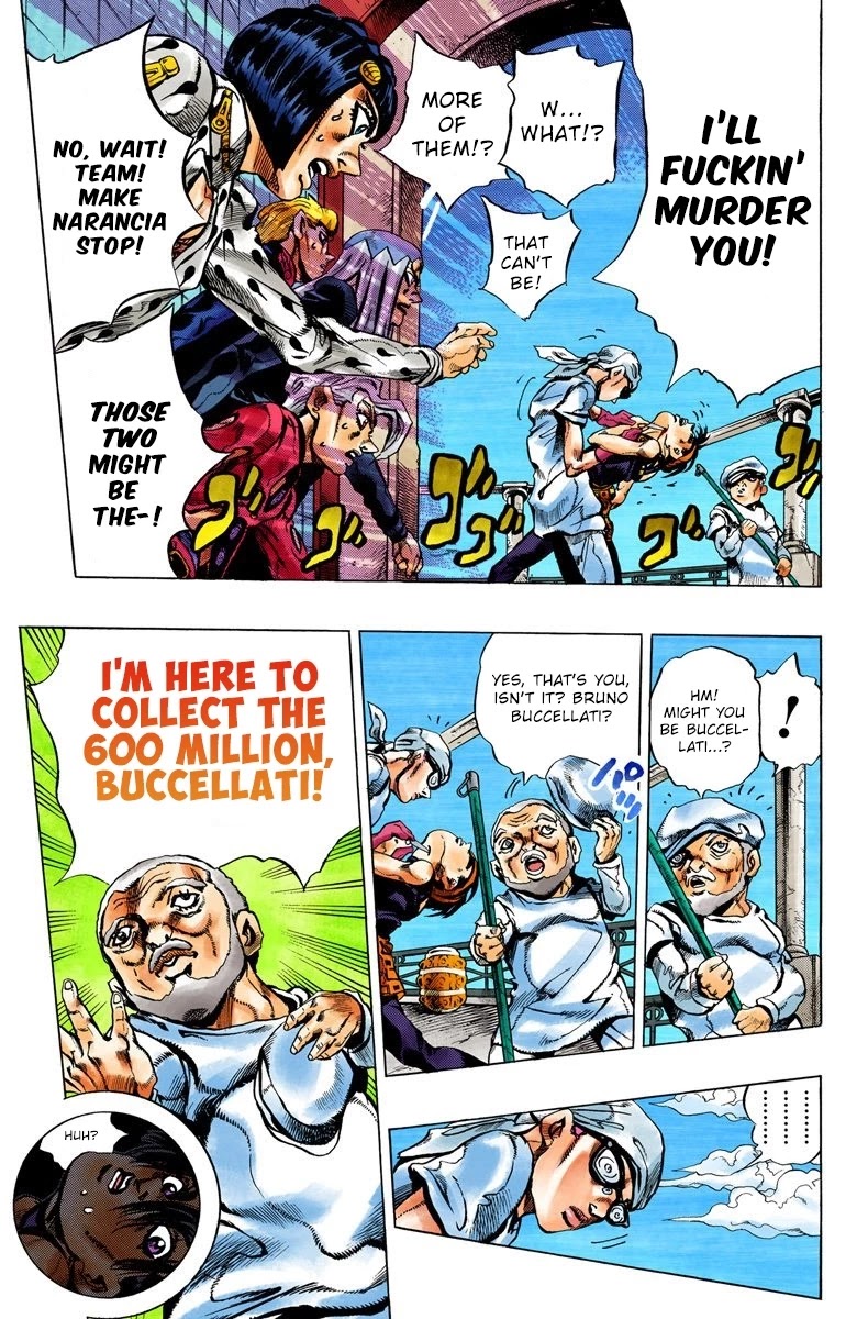 JoJo's Bizarre Adventure Part 5 - Vento Aureo (Official Colored) chapter 29 page 10