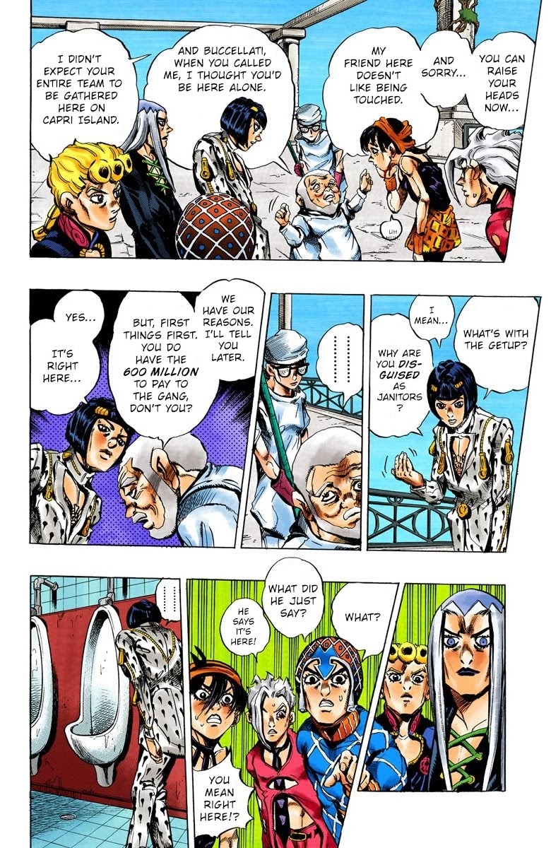 JoJo's Bizarre Adventure Part 5 - Vento Aureo (Official Colored) chapter 29 page 13
