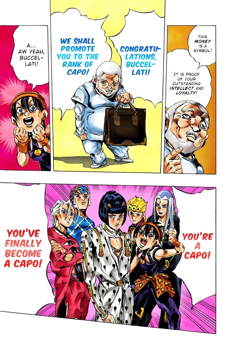 JoJo's Bizarre Adventure Part 5 - Vento Aureo (Official Colored) chapter 29 page 16