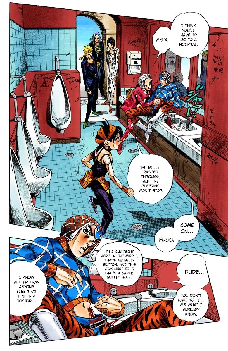 JoJo's Bizarre Adventure Part 5 - Vento Aureo (Official Colored) chapter 29 page 3