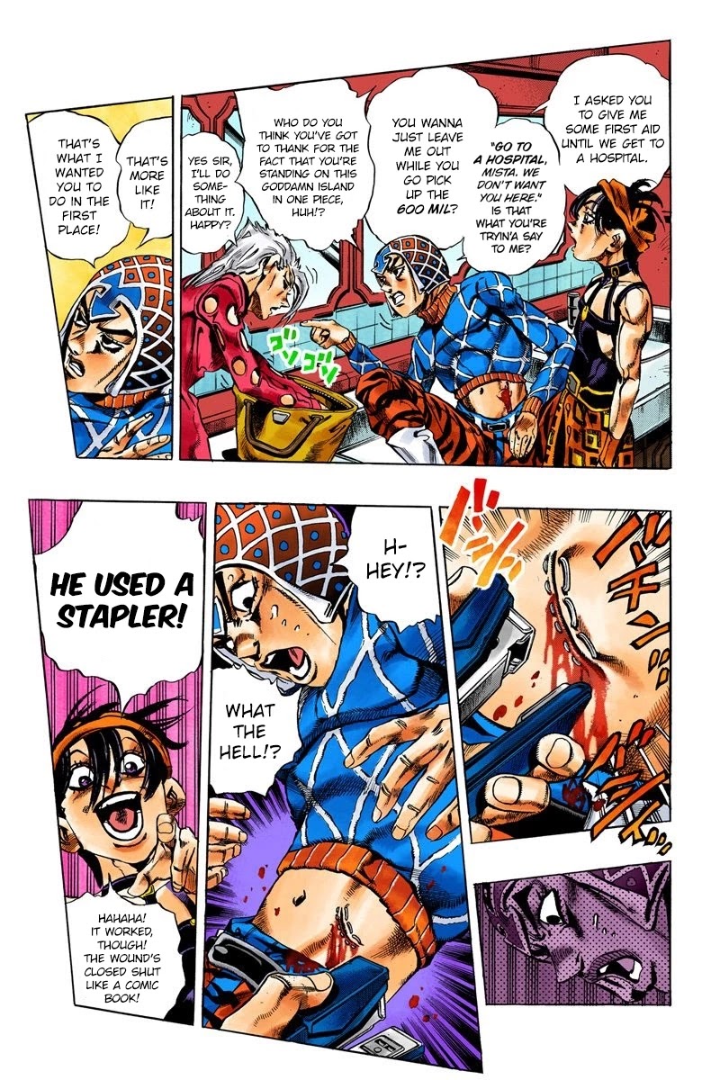 JoJo's Bizarre Adventure Part 5 - Vento Aureo (Official Colored) chapter 29 page 4
