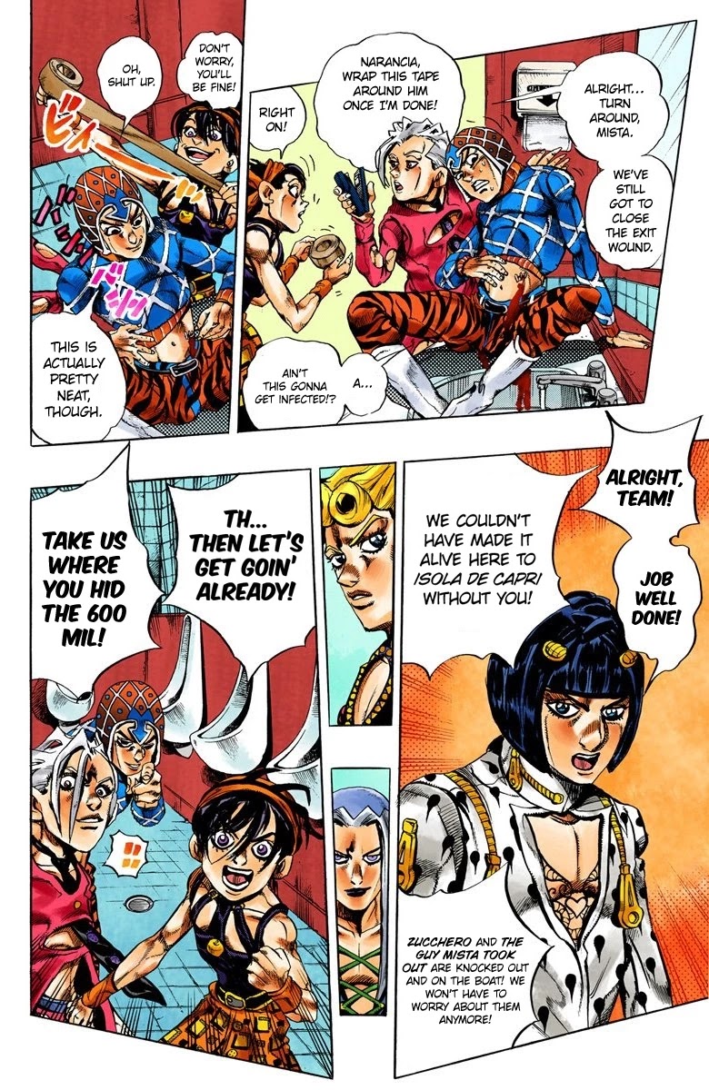 JoJo's Bizarre Adventure Part 5 - Vento Aureo (Official Colored) chapter 29 page 5